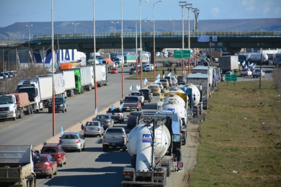 En Santa Cruz también se sintió el paro. (C.R)