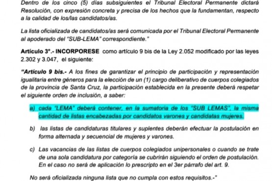 Las mujeres podrían encabezar el 50% de los sublemas en 2019