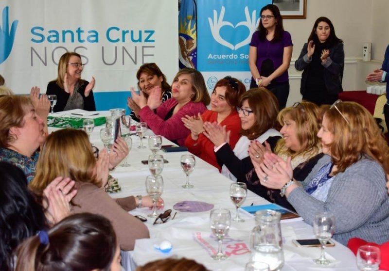 Encuentro de las mujeres peronistas con la Gobernadora. 