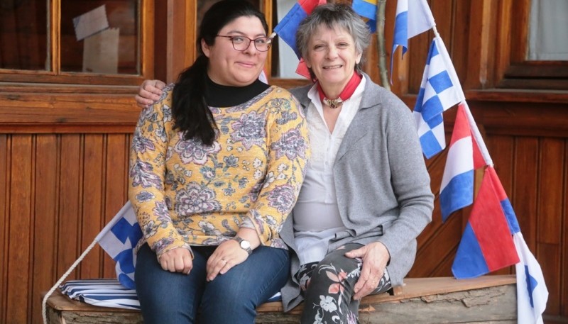 Natalia Ledesma y Susana Suárez en Fundacruz (C.G)