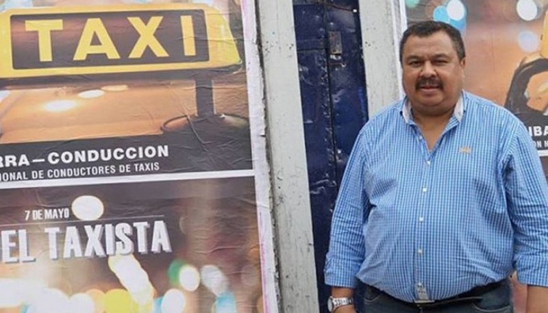 José Ibarra, secretario general de la  Federación Nacional de Conductores de Taxis
