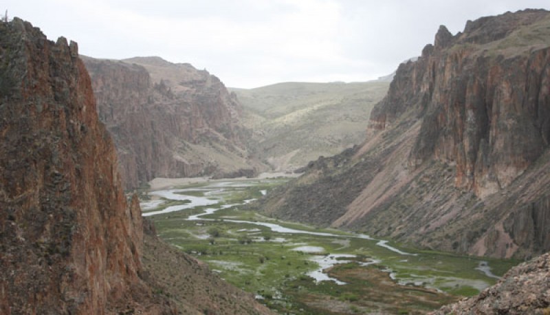 Cañadón del río Pinturas