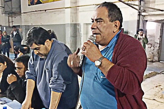 Julián Carrizo, secretario general del SOEM Caleta Olivia.