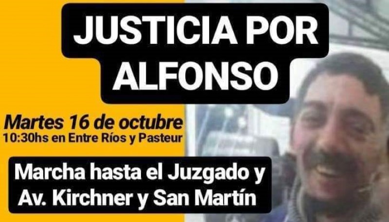 Una de las imágenes que fue difundida por las redes sociales en la que se convoca a la marcha. 