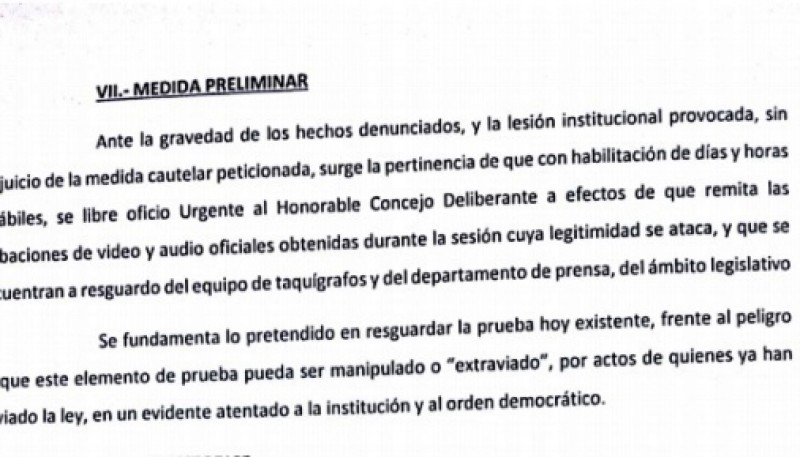 “No podemos hacer una interpretación de lo que nos conviene de una ley, sino volvemos al far west”.