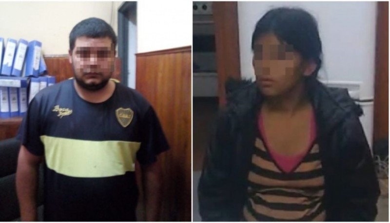 Fabián González y Leonela Ayal, la pareja que habría matado a Sheila Ayala en San Miguel. Foto: CEDOC Perfil