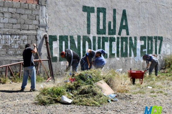 Realizan acondicionamiento del predio donde se desarrollará el Festival Aniversario