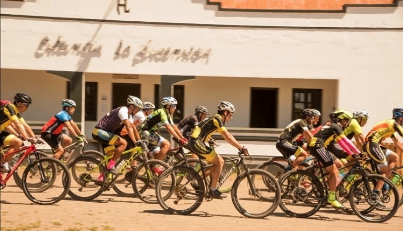 Pasaje de la competencia realizada ayer.