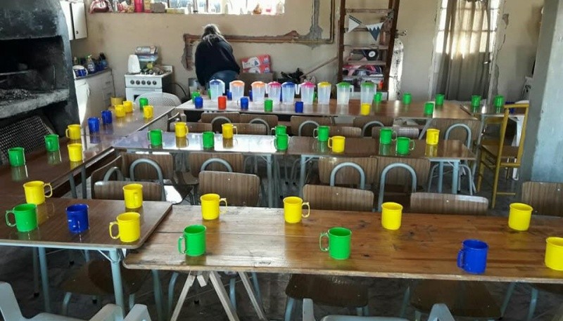 Las canastas de Navidad serán entregadas a las familias que asisten al comedor. (Foto archivo)