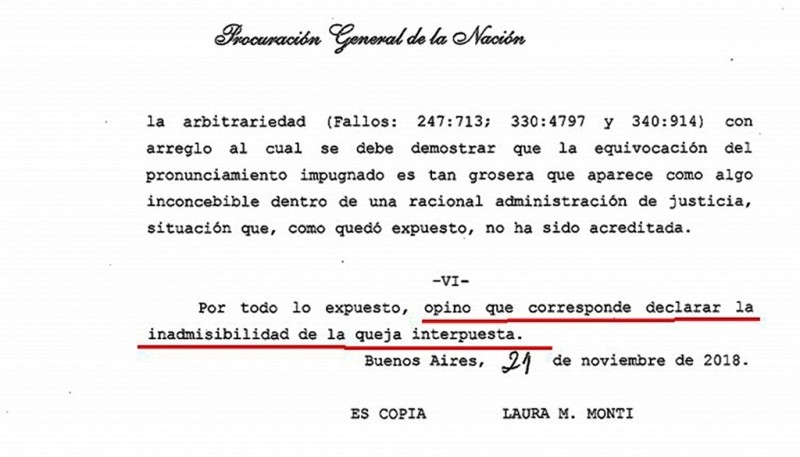 La Procuraduría General de la Nación se pronunció el miércoles pasado