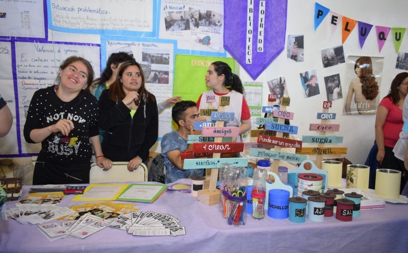 Uno de los stands de la muestra. 