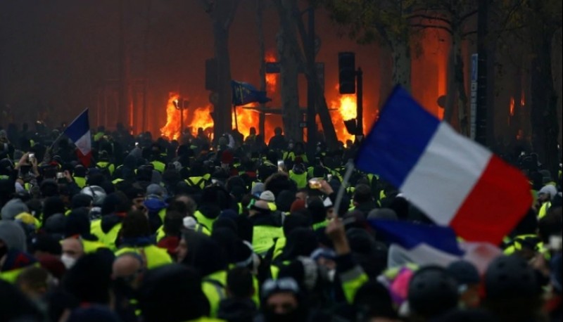Un momento de las protestas en París (REUTERS/Stephane Mahe)
