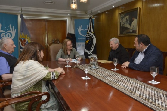 Alicia encabezó la reunión en Casa de Gobierno. 