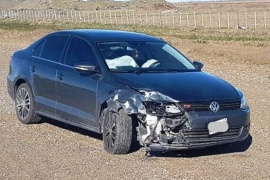 Violento choque en el ingreso al B° San Benito