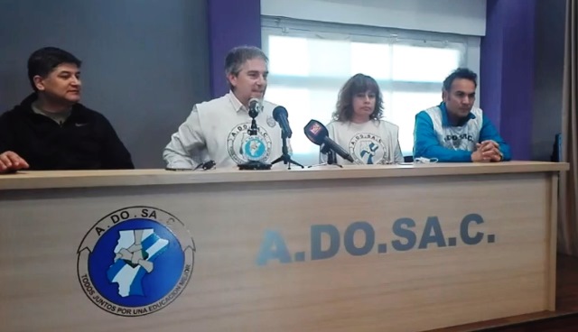 ADOSAC realizó una conferencia de prensa. 