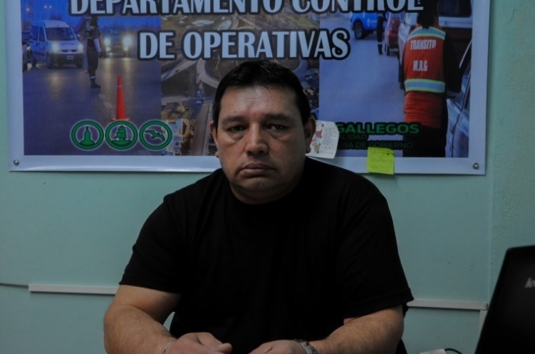 Mario Cárdenas, de Tránsito Municipal. 