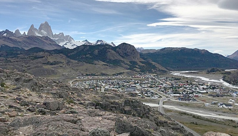 El Chaltén, dentro del Parque Nacional Los Glaciares.