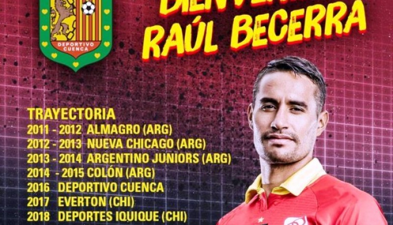 Becerra vuelve a jugar en Ecuador.