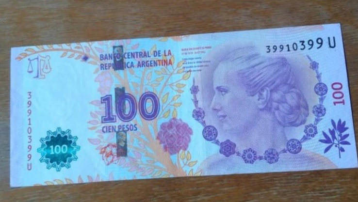 Se trata de una serie especial del billete. 