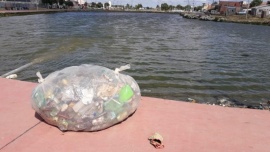 El Municipio salió a limpiar la laguna María La Gorda