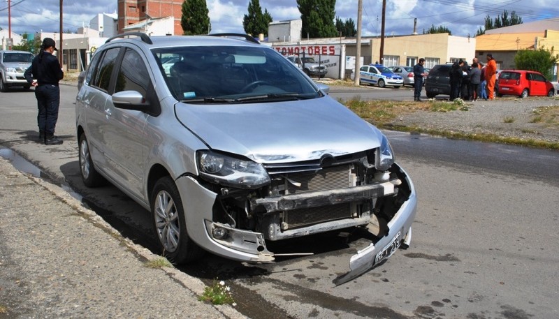 La Surán fue la más dañada de los rodados. (Foto: J.C.C.)