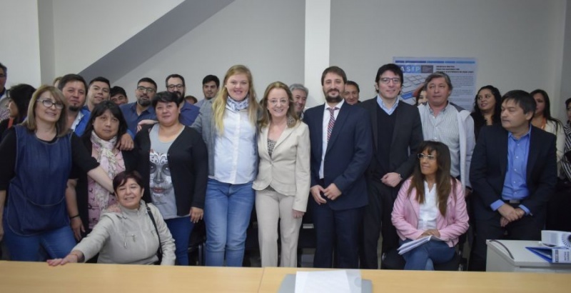 Alicia en la presentación del SIT. 