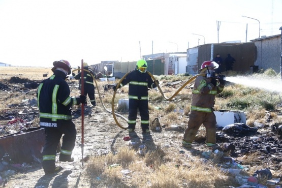 Emergencia en  el asentamiento