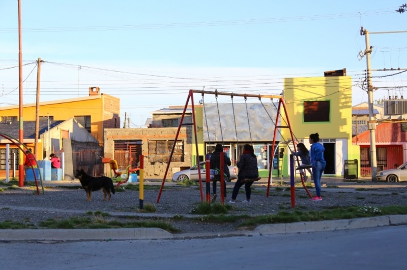 El óxido marca algunas de las plazas. (C.G)