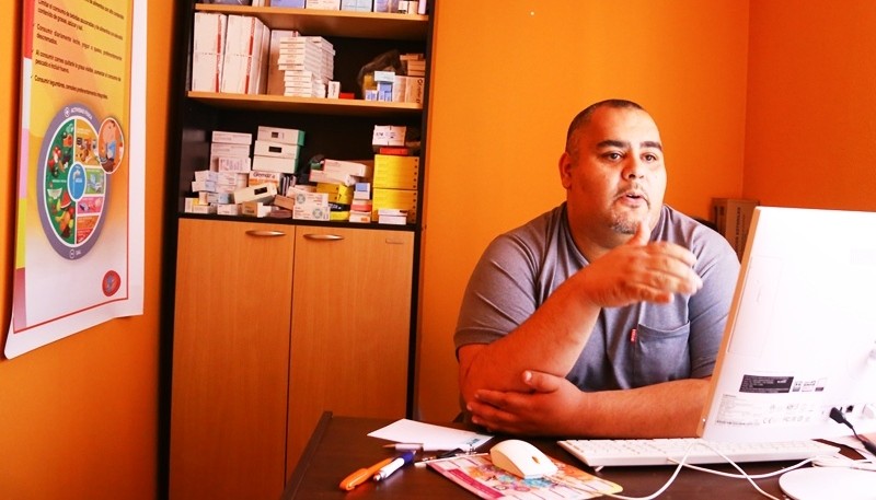 Claudio García, vicepresidente de la Asociación de Personas con Diabetes. (C. González)