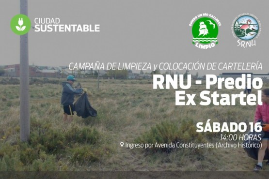 Campaña de limpieza y señalización en la Reserva ex Startel 