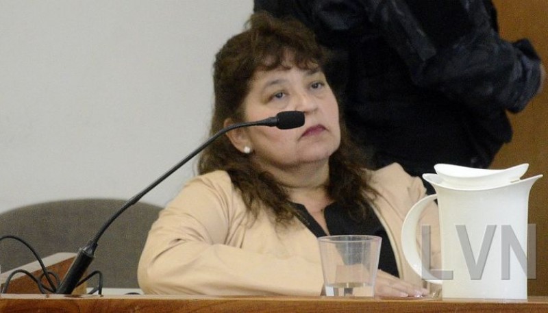 La pediatra que fue absuelta y los jueces de la Cámara en lo Criminal de la Segunda Circunscripción de Santa Cruz. (LVN)