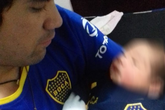 Riogalleguenses fanáticos de Boca llamaron a su hijo Aaron Xeneize