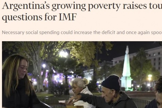 Financial Times: los argentinos eligen entre pagar las tarifas o comer
