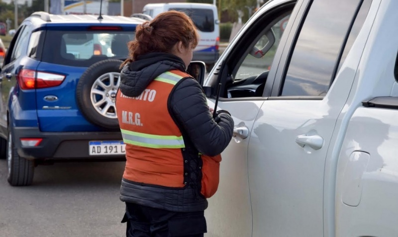 Realizaron controles en la ciudad.