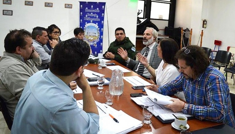 Se reunieron en el Concejo Deliberante. 