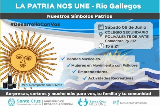 Se realizará una nueva edición de la “Patria Nos Une” 