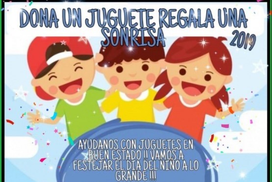 Comenzó la campaña de 'Dona un juguete y regalá una sonrisa