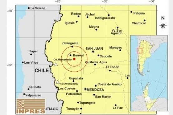 Temblores en San Juan se sintieron en Mendoza 