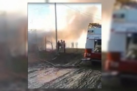 Una mujer y dos menores hospitalizados tras incendio en el Madres a la Lucha