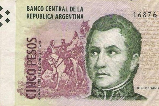 El billete de 5 pesos saldrá de circulación 