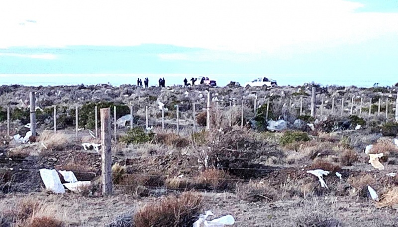 Lugar donde encontraron el cuerpo de Juan Carlos Castro. 