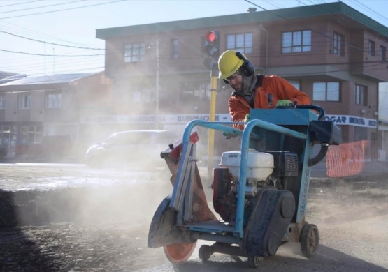 Retomaron la pavimentación de las calles afectadas por el pluvial