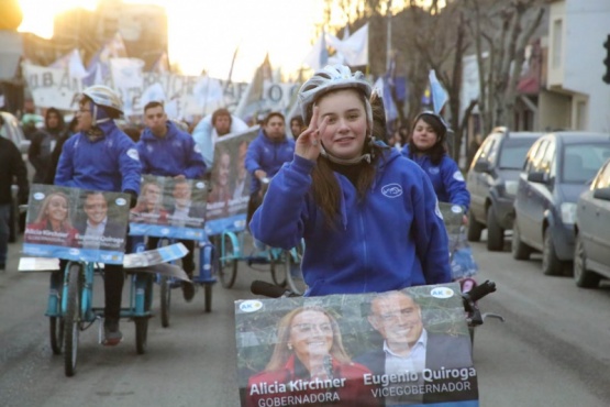 El color del cierre de campaña