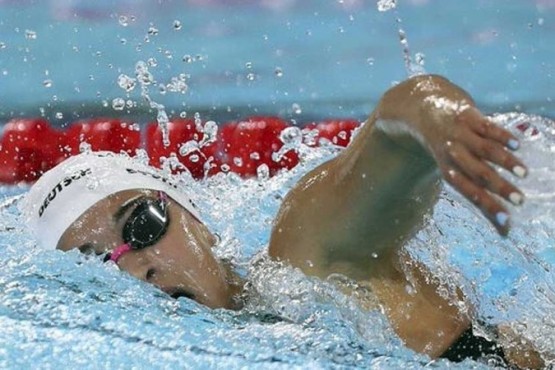 Pignatiello obtuvo la medalla de oro en los 800 metros de natación