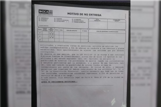 Cortarían las prestaciones a SEROS si el Gobierno no paga la deuda