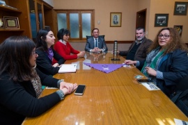 Maderna recibió a los padres de Micaela García