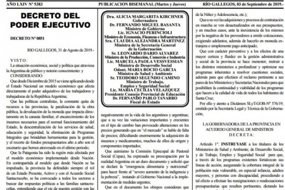 La publicación del decreto tiene una fuerte crítica política a Nación. 