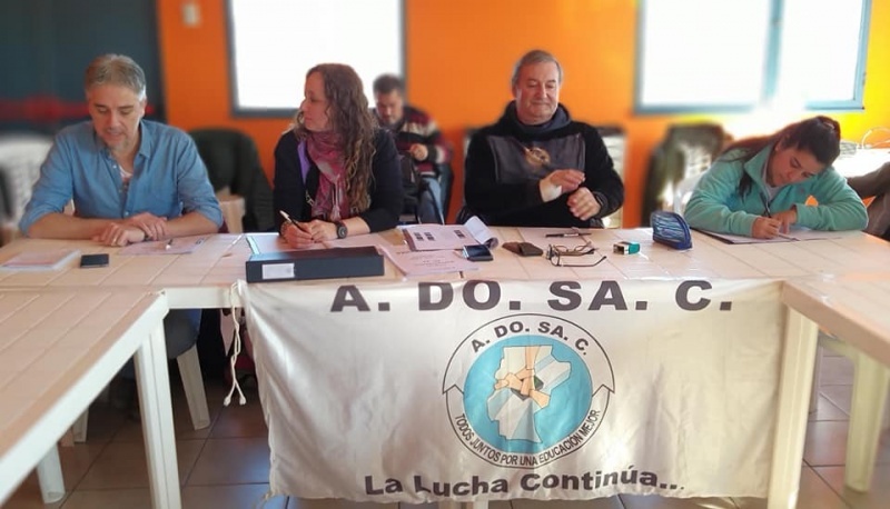 Congreso de ADOSAC celebrado ayer en San Julián. 