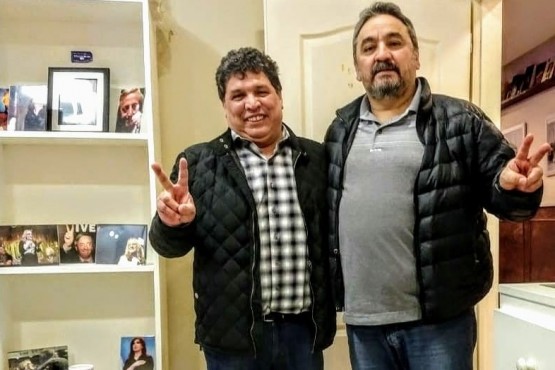 Nicolás Brizuela junto a “Rudy” Fernando Ulloa.