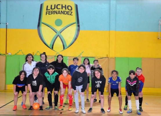 Las chicas que participan de la competencia. 